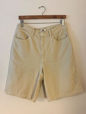 Uniqlo U Lemaire Cream Bermuda Shorts